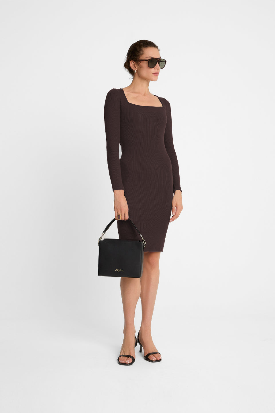 Miss Caro Dark Chocolate Dress