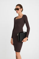 Sukienka Miss Caro Dark Chocolate