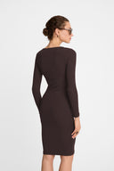 Sukienka Miss Caro Dark Chocolate