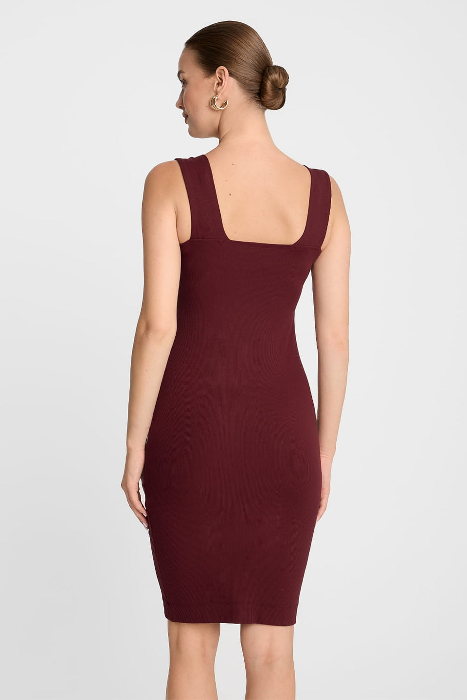 Miss Classy Burgundy Dress