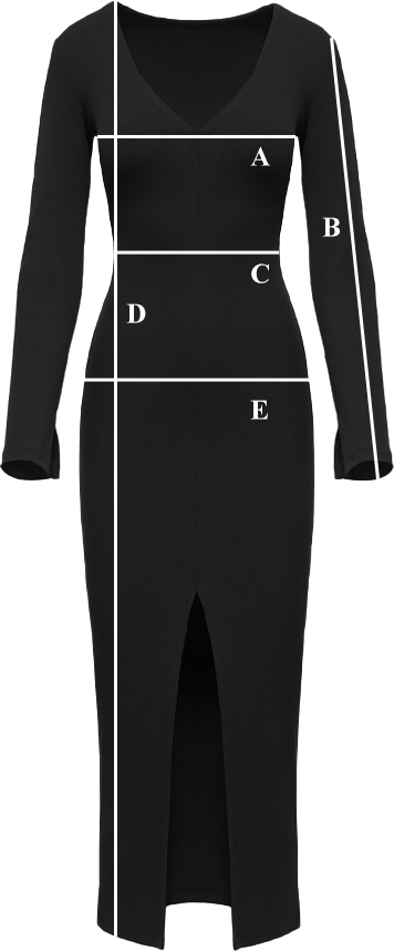 Sukienka Miss Contour Black