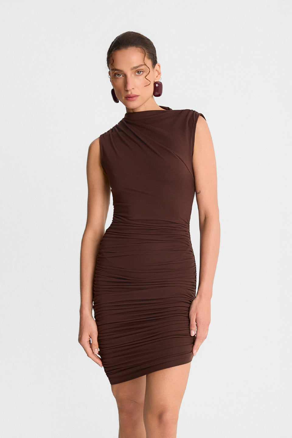 Miss Danielle Chocolate Dress
