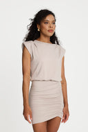 Sukienka Miss Day&Night Taupe