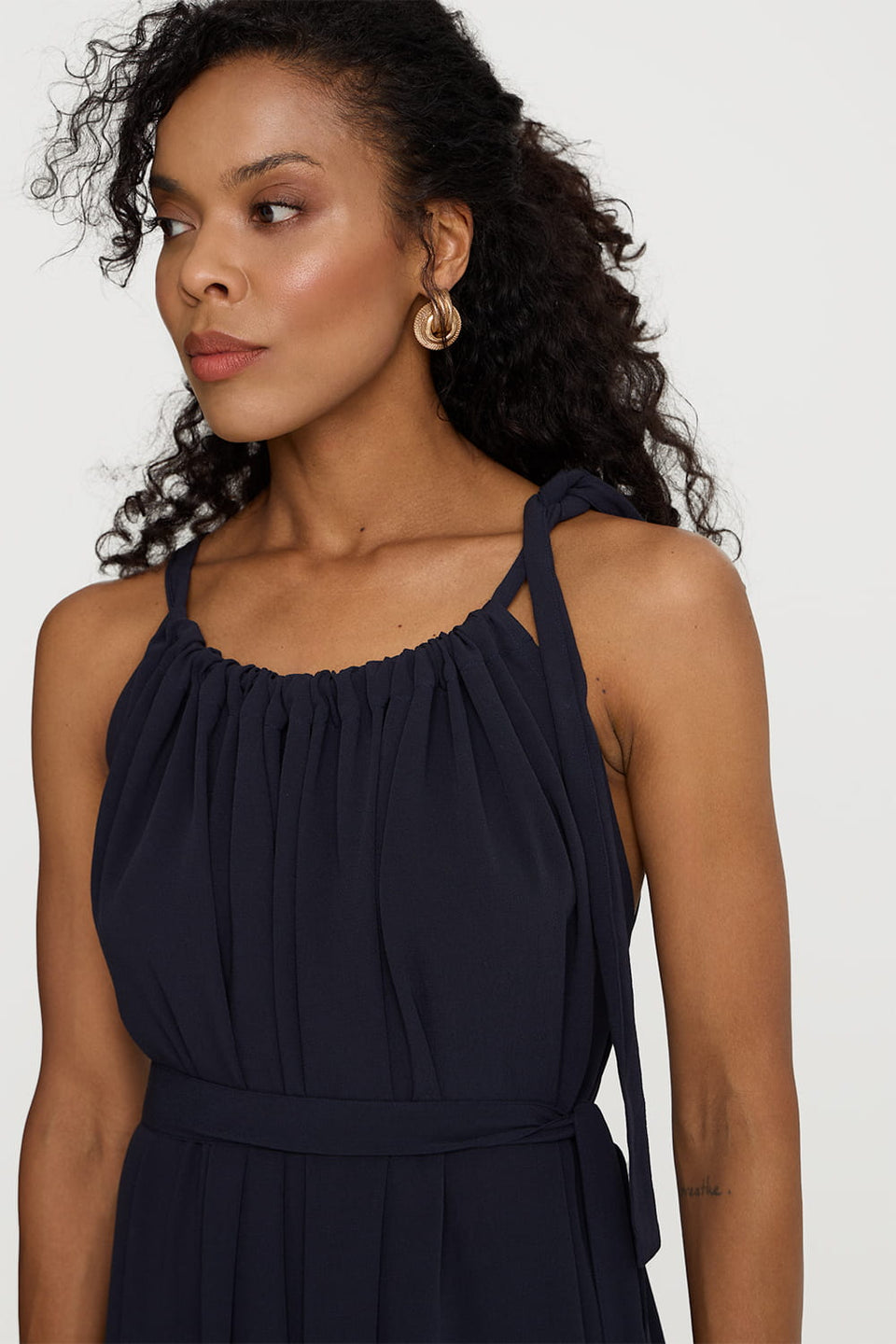 Miss Greece Navy Dress
