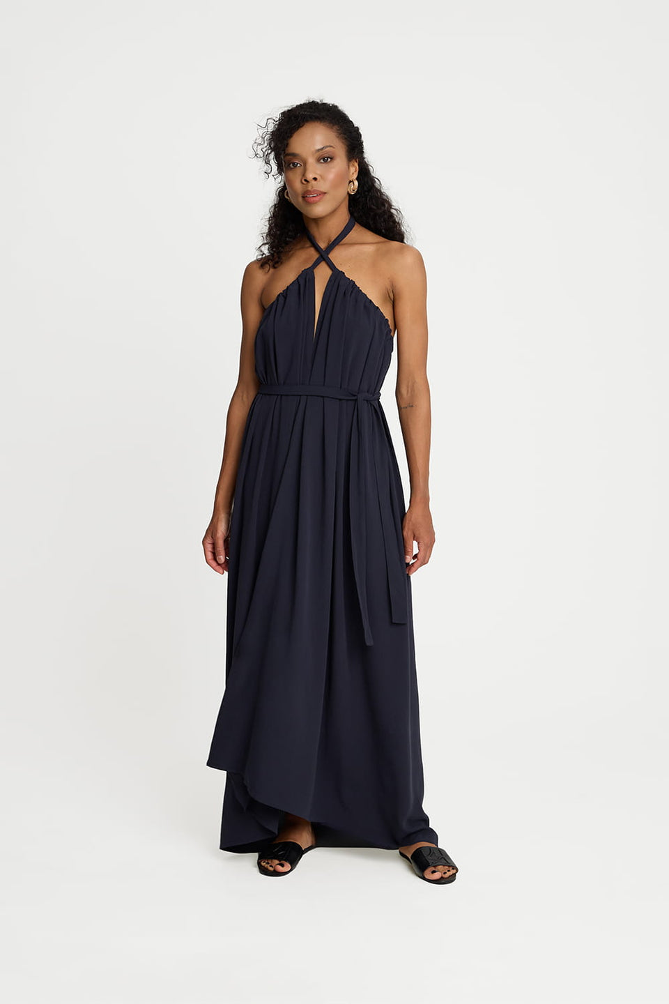 Miss Greece Navy Dress
