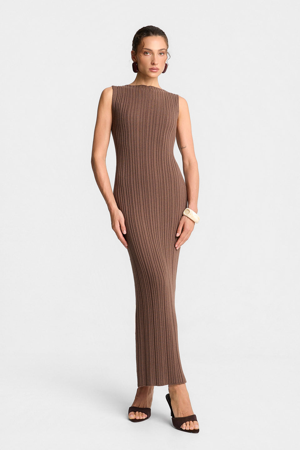 Miss Lyra Mokka Dress