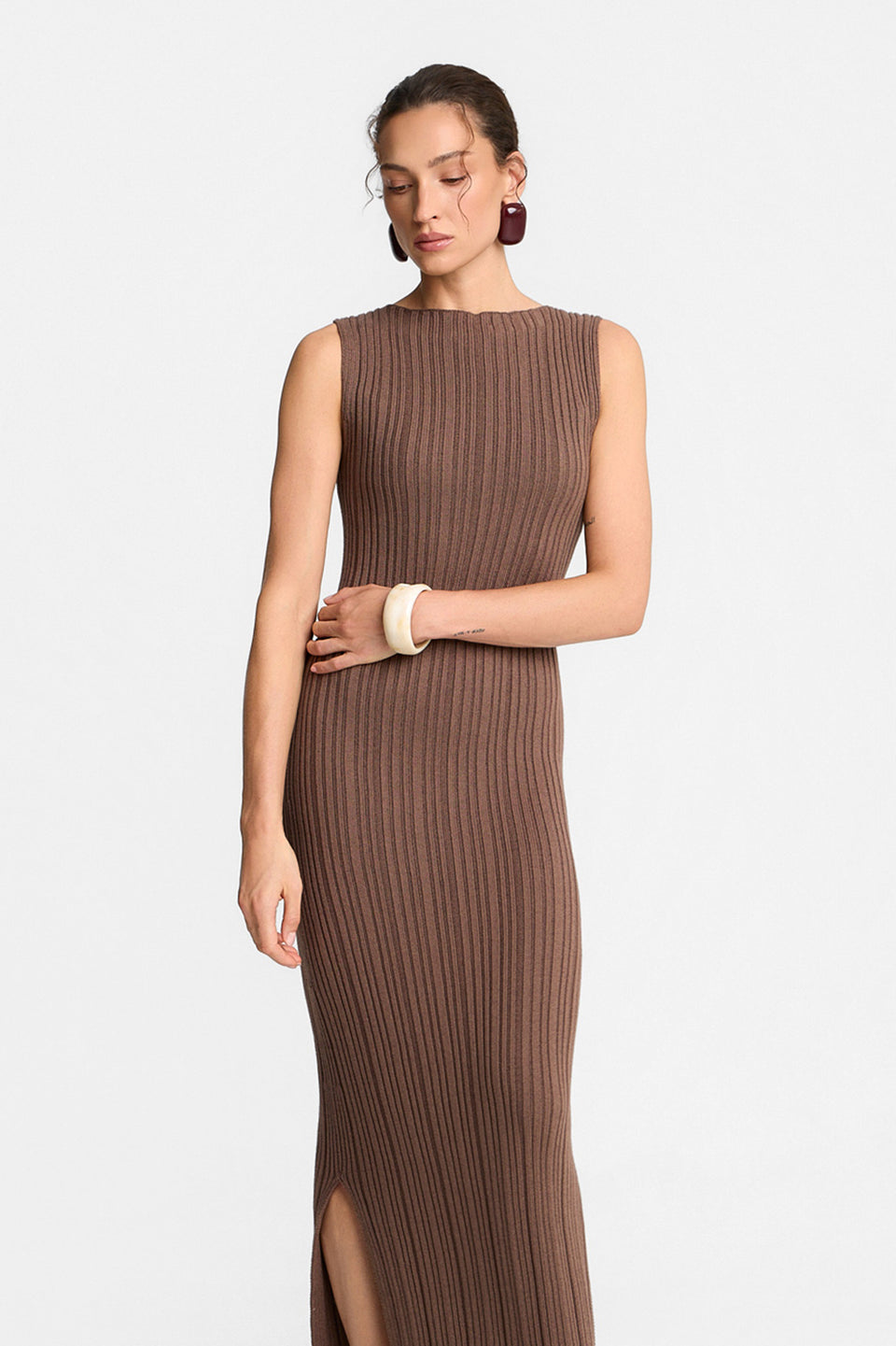 Miss Lyra Mokka Dress