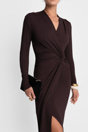 Sukienka Miss Ravish Dark Chocolate