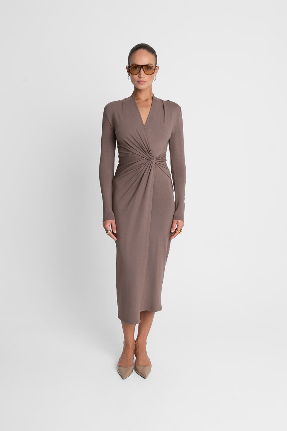 Miss Ravish Mokka Dress