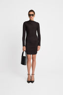 Sukienka Miss Sculptural Dark Chocolate