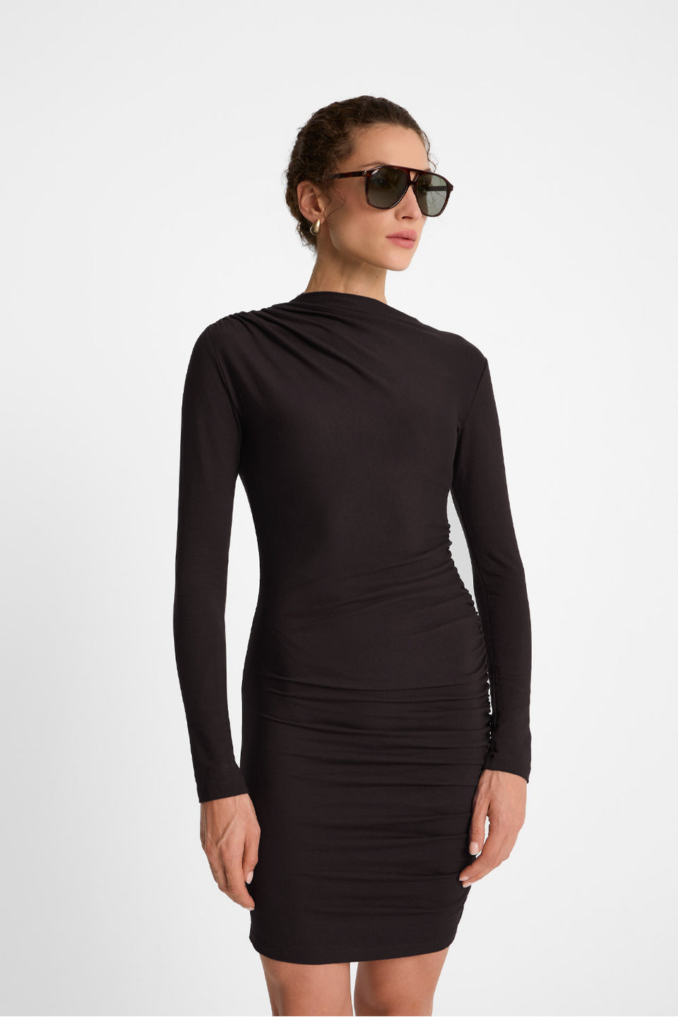 Sukienka Miss Sculptural Dark Chocolate
