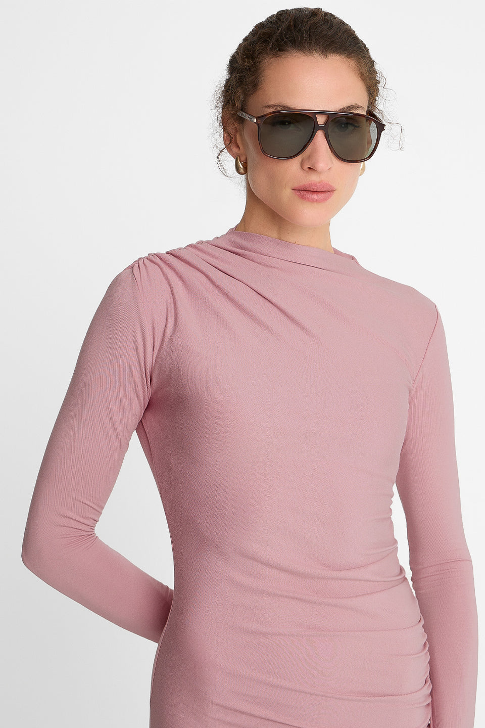 Miss Sculptural Pink Dress