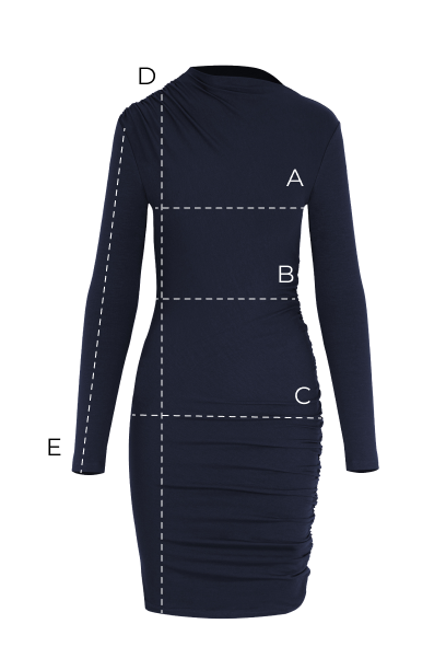 Sukienka Miss Sculptural Navy