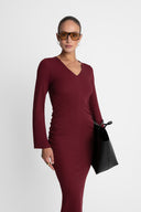 Sukienka Miss Sleek Burgundy
