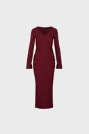 Sukienka Miss Sleek Burgundy