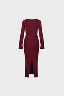 Sukienka Miss Sleek Burgundy