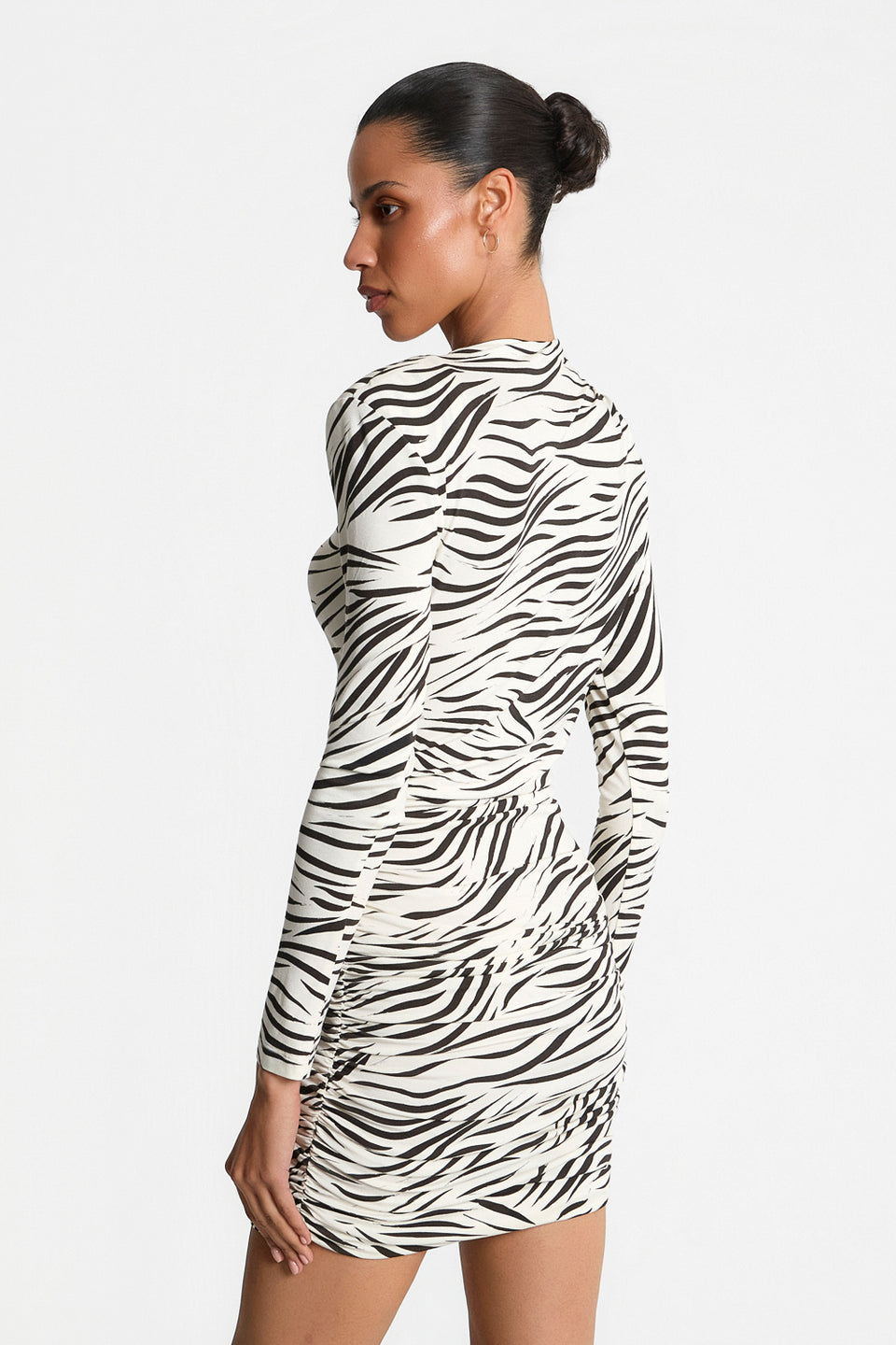 Miss Sculpted Print Dress