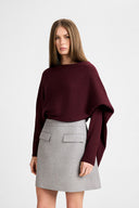Miss Harmon Burgundy Sweater