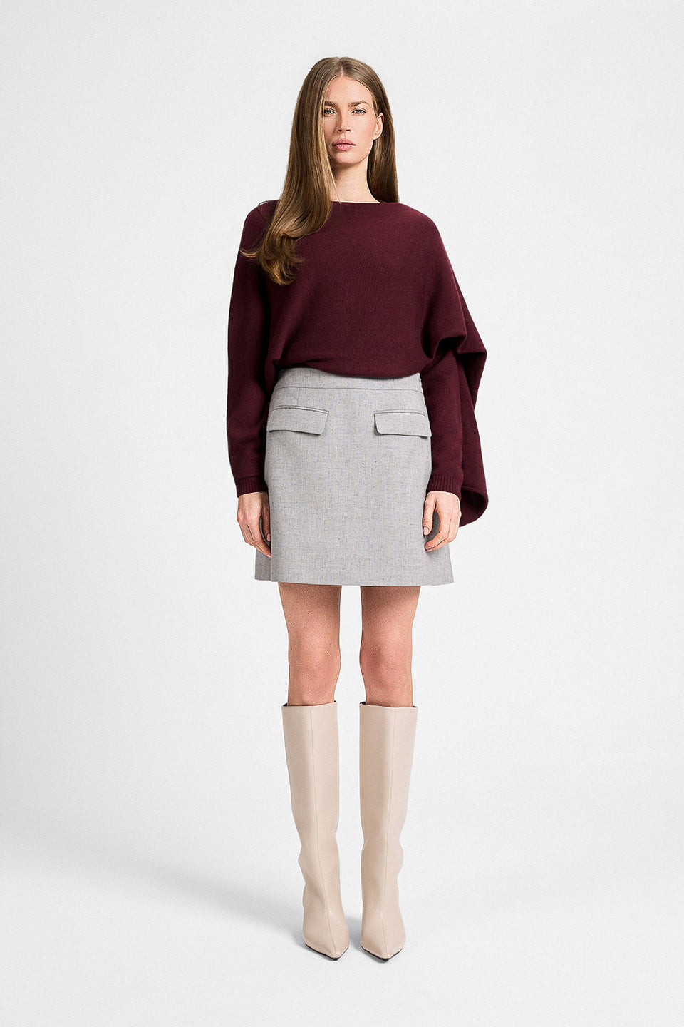 Miss Harmon Burgundy Sweater
