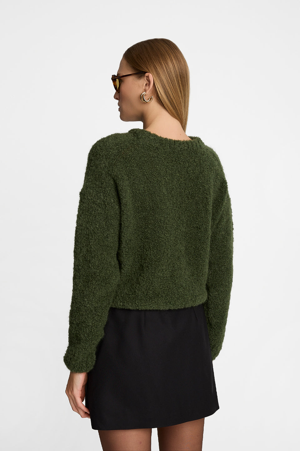Miss Fluffy Olive jumper