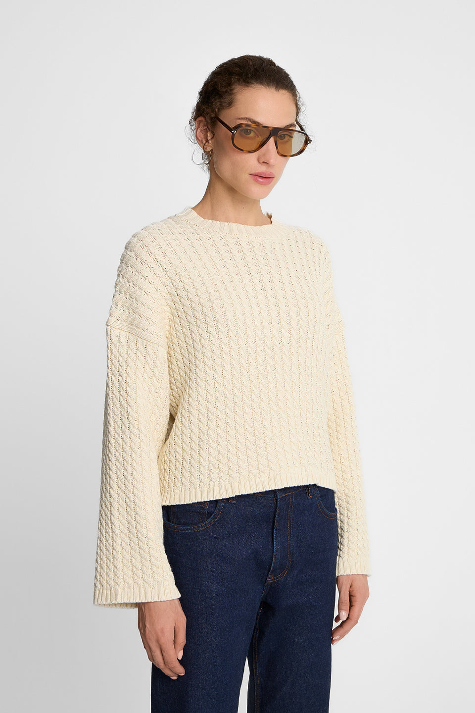 Miss Ivy Creme Jumper