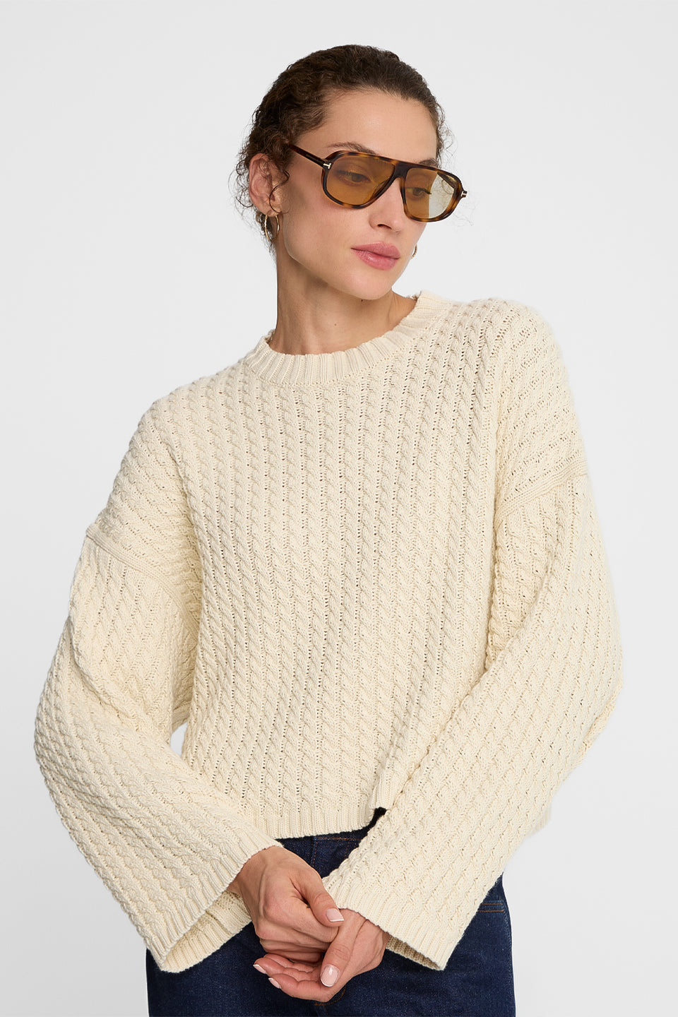 Miss Ivy Creme Jumper