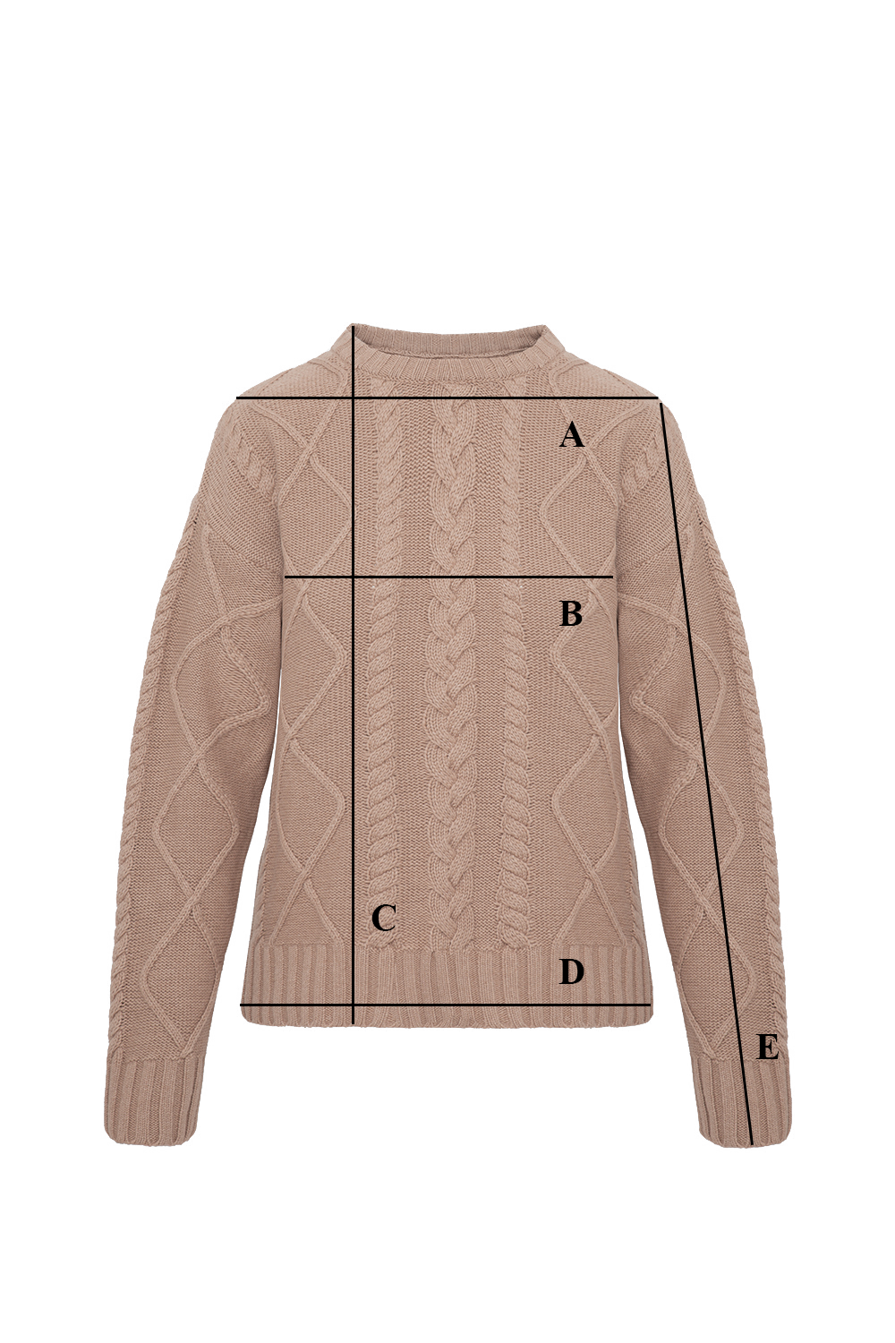 Sweter Miss Lovely Camel