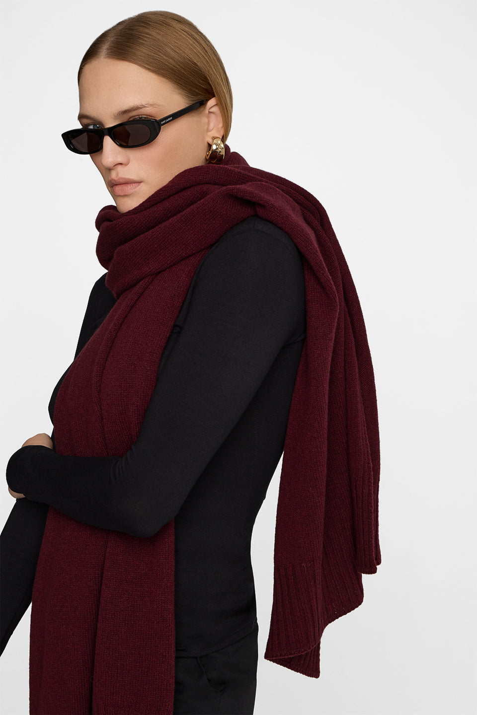 Szalik Miss Snug Burgundy