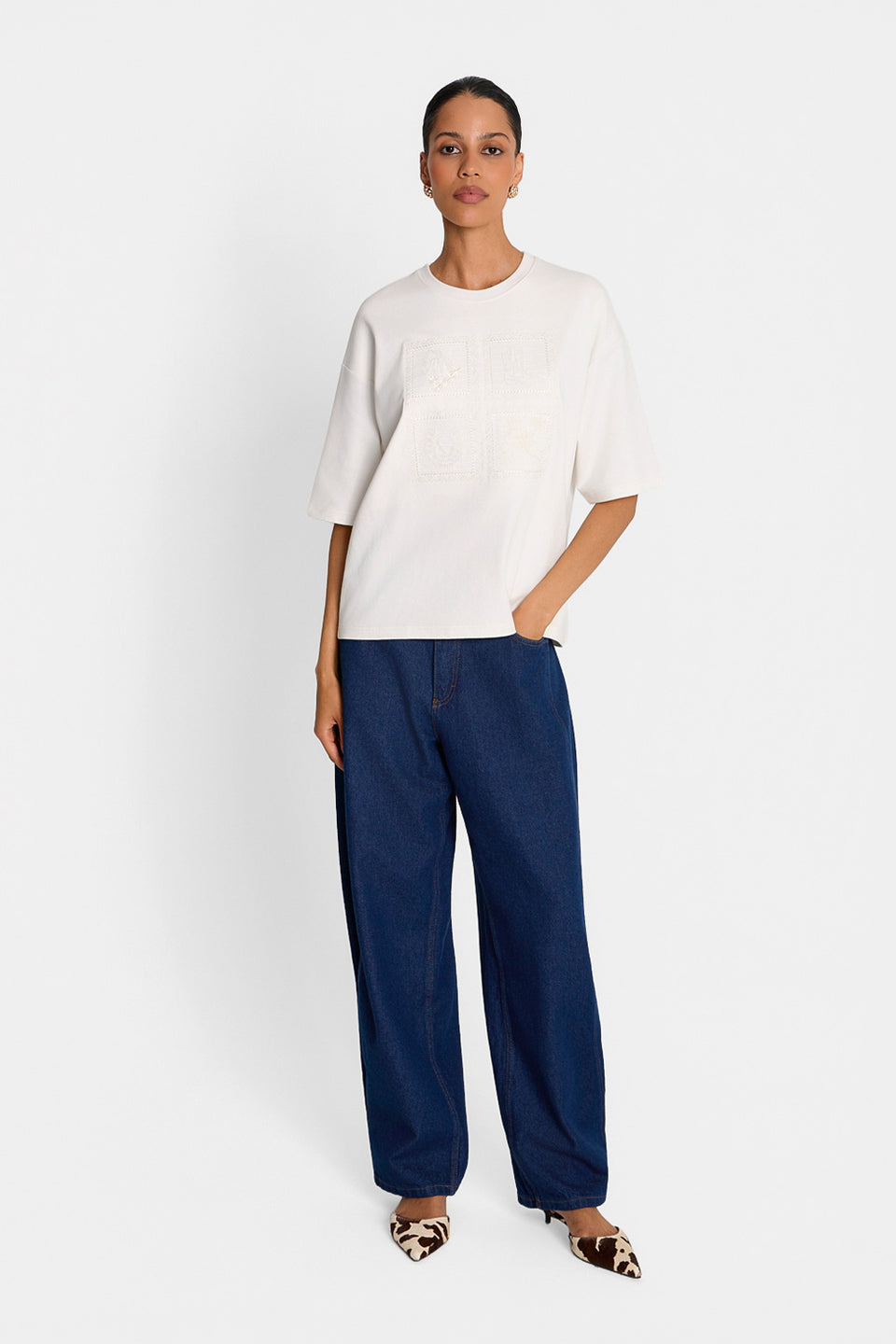 Miss Rustic Off-White T-shirt