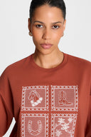 Miss Rustic Red Brown T-shirt