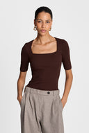 T-shirt Miss Caro Chocolate