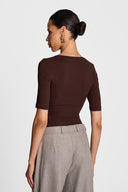 T-shirt Miss Caro Chocolate