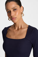 T-shirt Miss Caro Navy