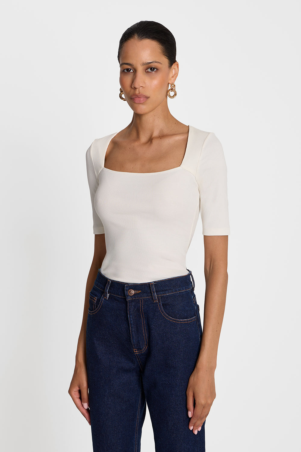 T-shirt Miss Caro Off White