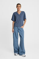 T-shirt Miss Amity Vintage Blue