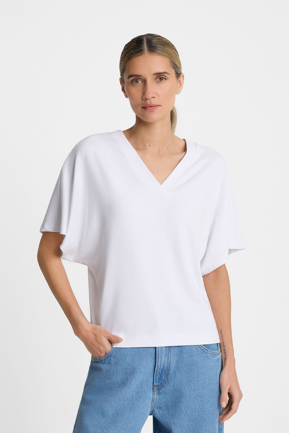 T-shirt Miss Amity White