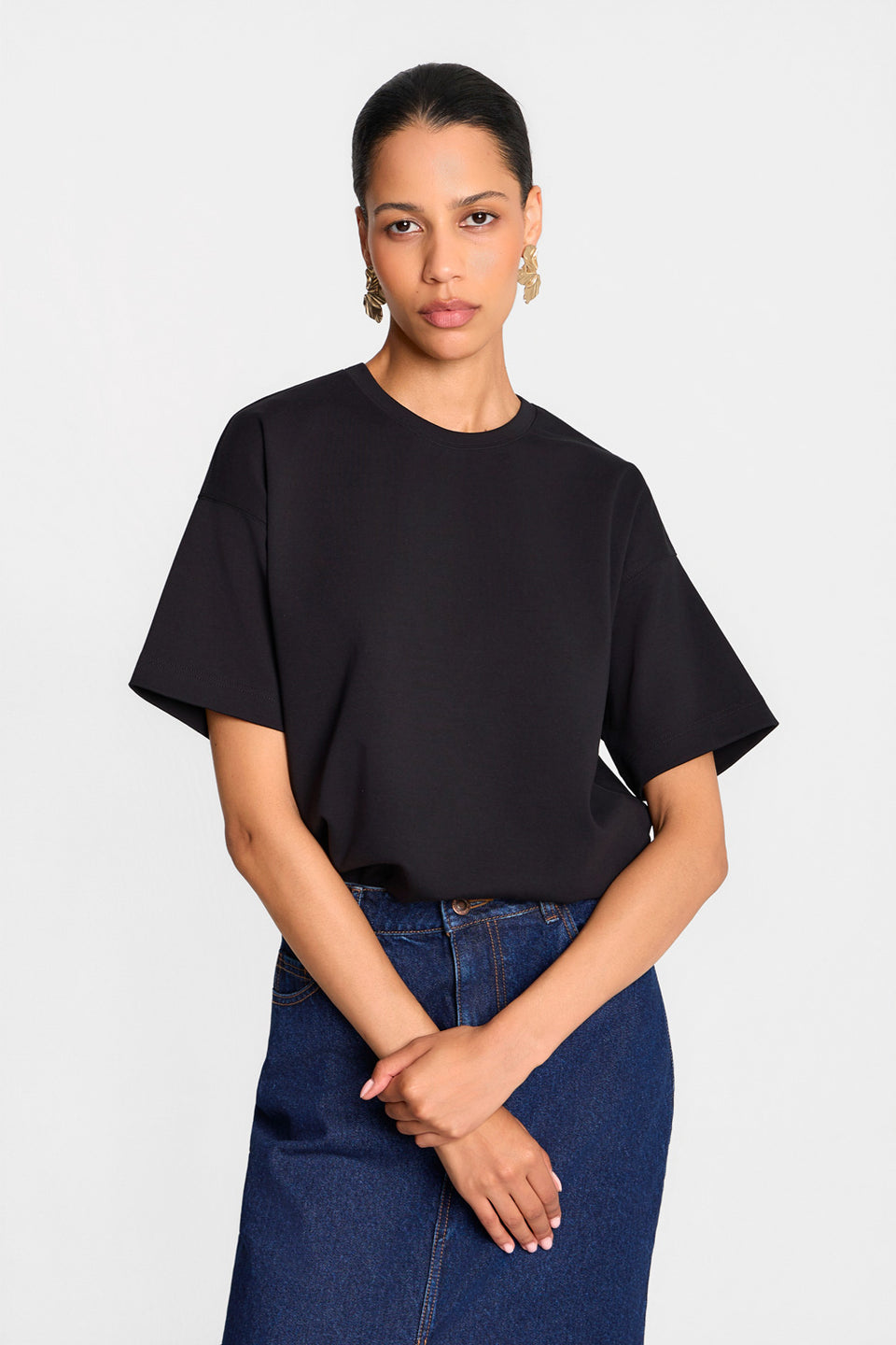 T-shirt Miss Bess Black