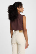 T-shirt Miss Boxy Chocolate