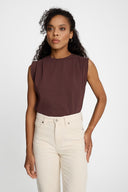 T-shirt Miss Boxy Chocolate