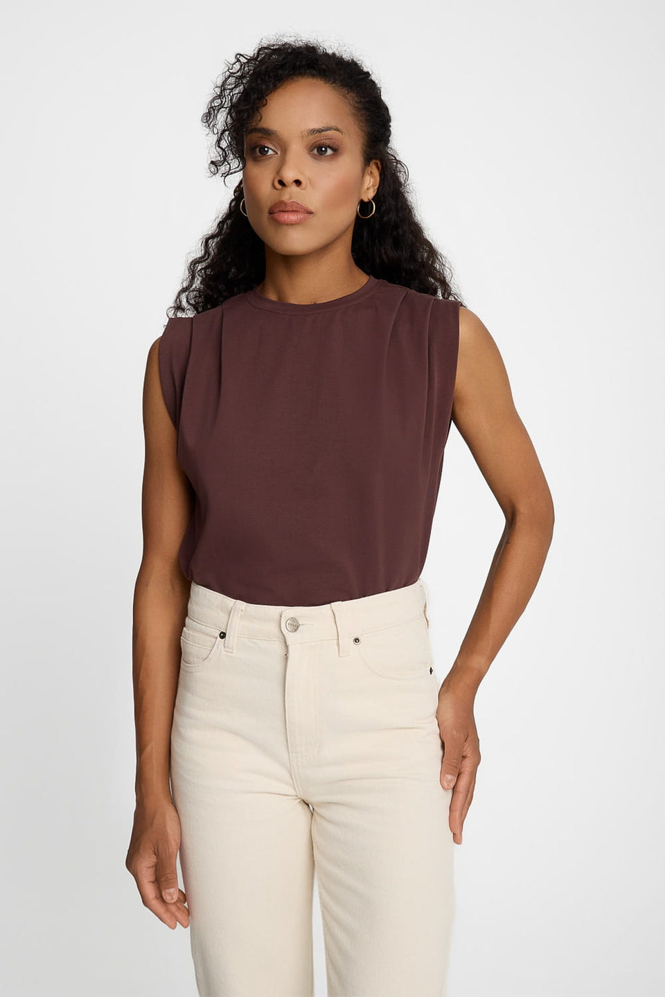 T-shirt Miss Boxy Chocolate