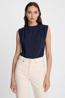 T-shirt Miss Boxy Navy