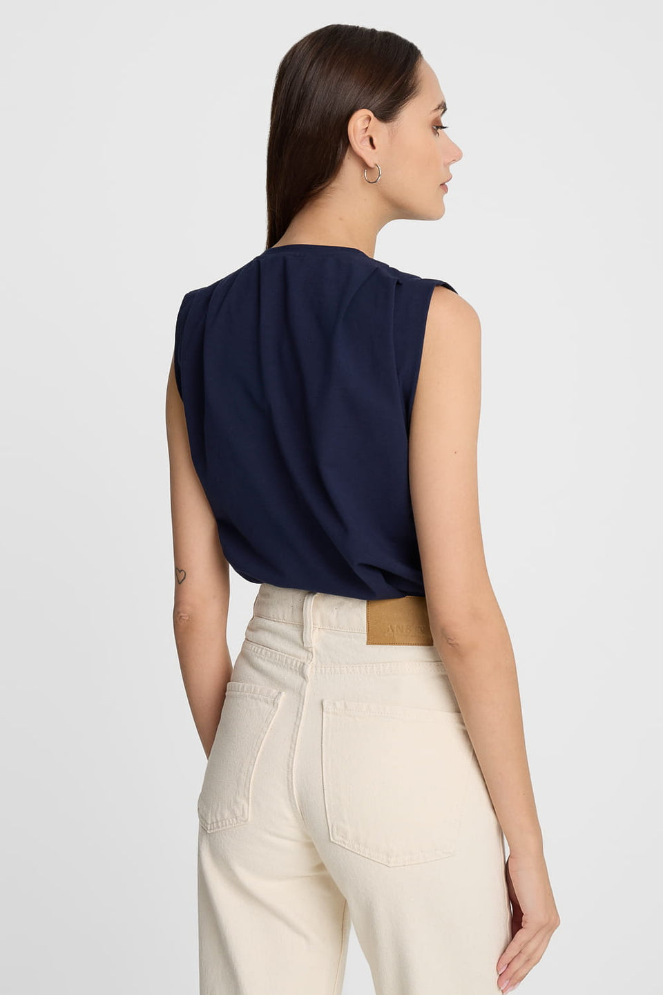 Miss Boxy Navy T-shirt