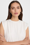 T-shirt Miss Boxy Off White