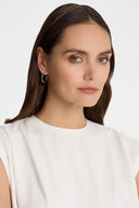 T-shirt Miss Boxy Off White