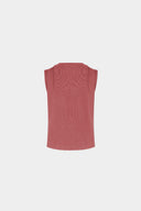 T-shirt Miss Boxy Red Brown