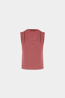T-shirt Miss Boxy Red Brown