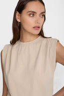 T-shirt Miss Boxy Sand