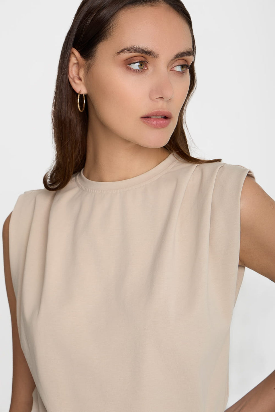 Miss Boxy Sand T-shirt