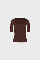T-shirt Miss Caro Chocolate