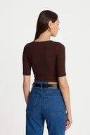 T-shirt Miss Caro Chocolate